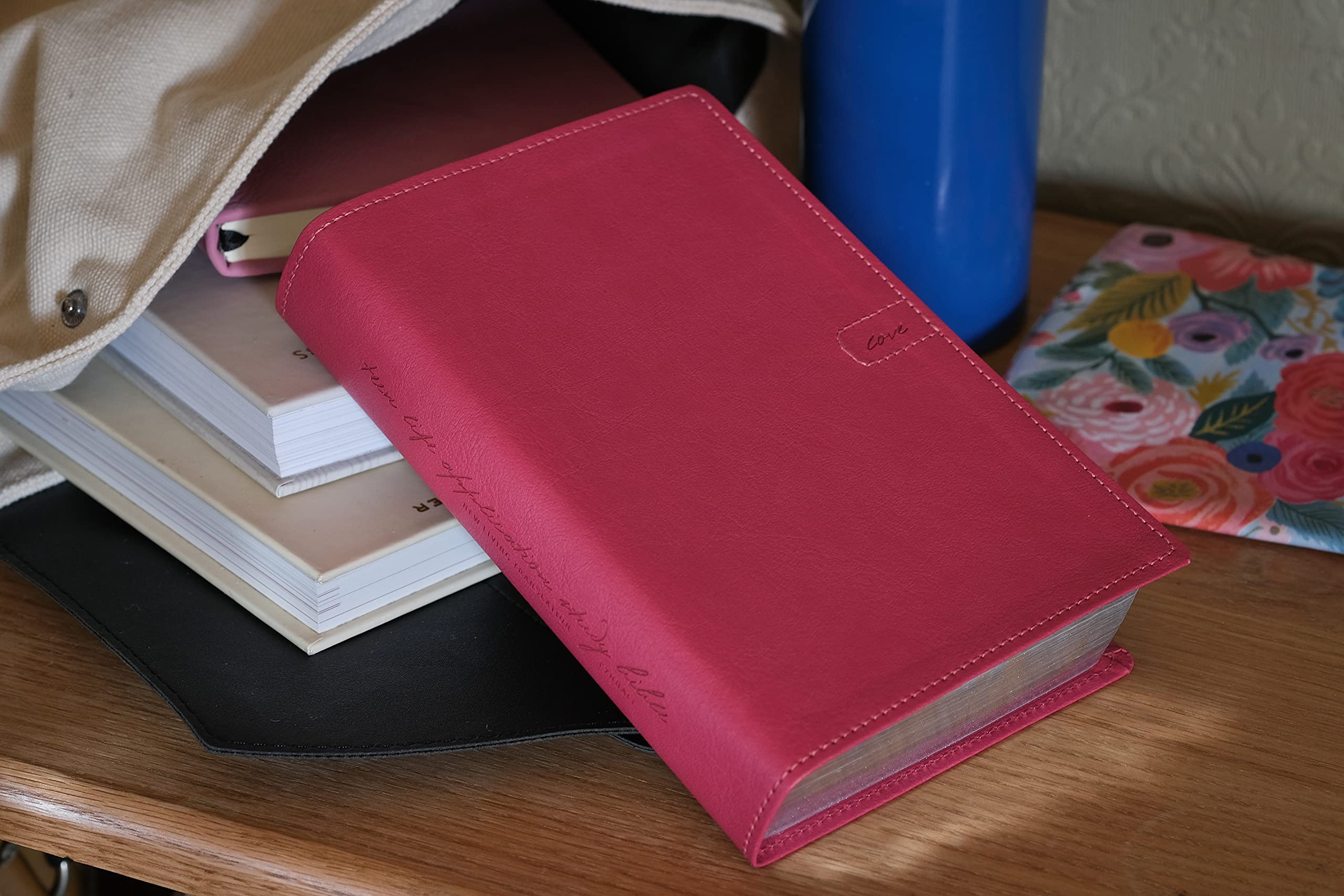 NLT Teen Life Application Study Bible Compact Edition, Pink Love Edition, New Living Translation, interior pages with study n