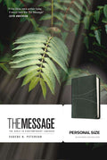 The Message Bible: Personal Size Edition - Black Wave Leather-Look Cover (ISBN: 9781631465284)