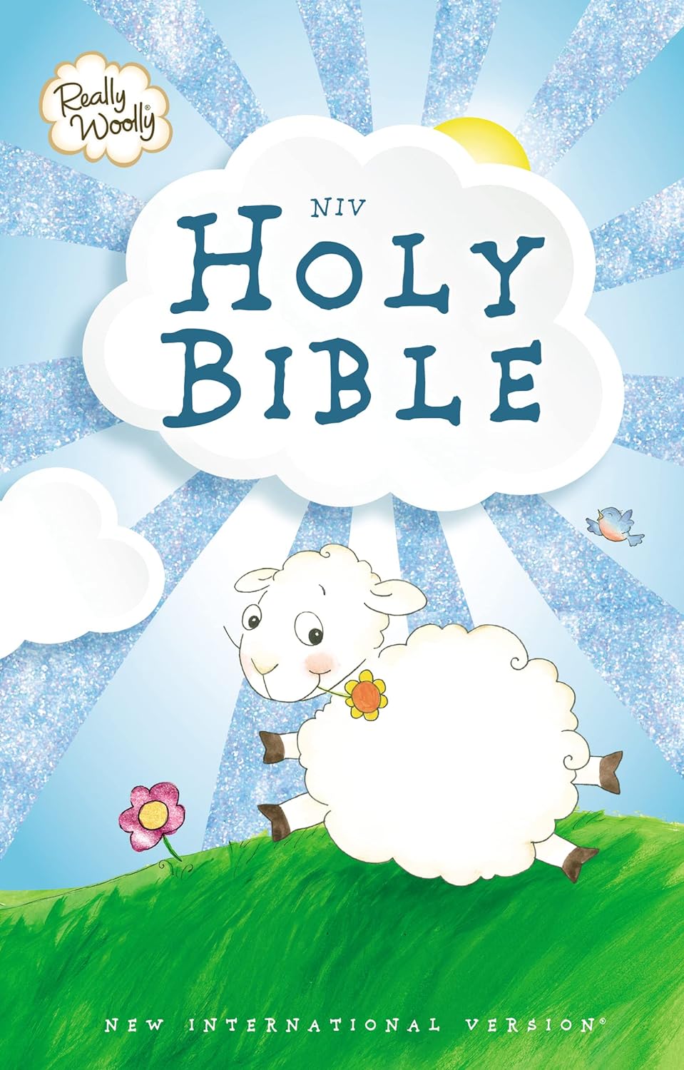 clearance Sale! NIV, Really Woolly Bible, Hardcover, Blue: New International Version Hardcover – Import