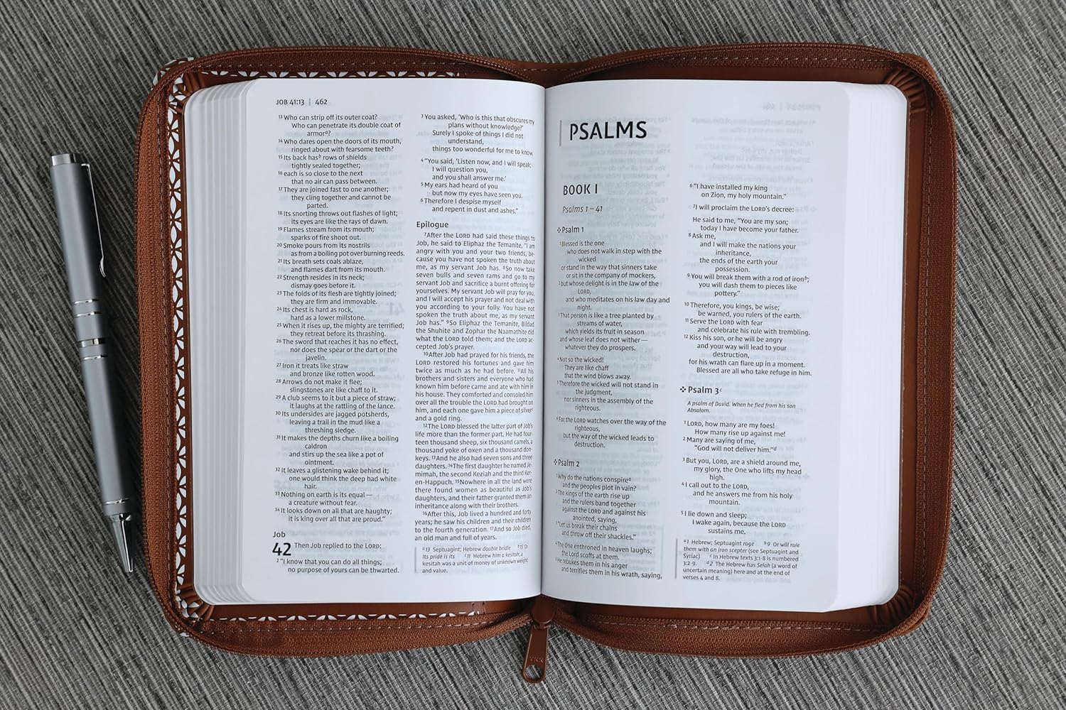NIV Thinline Red Letter Comfort Print Imitation Leather Bible