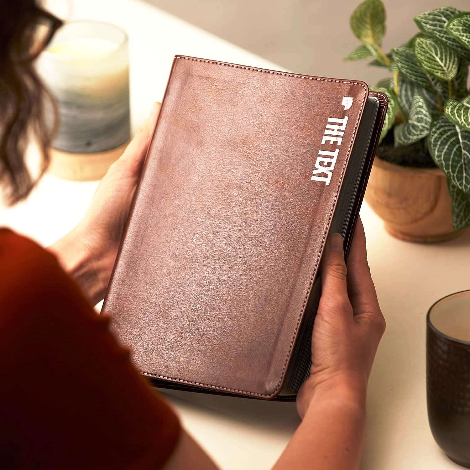 NET The Text Bible, British Tan Leather Soft Cover, ISBN: 9780785248170