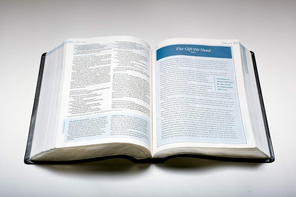 The Swindoll Study Bible NLT Imitation Leather – Import, Tyndale (Leather Like, Black)