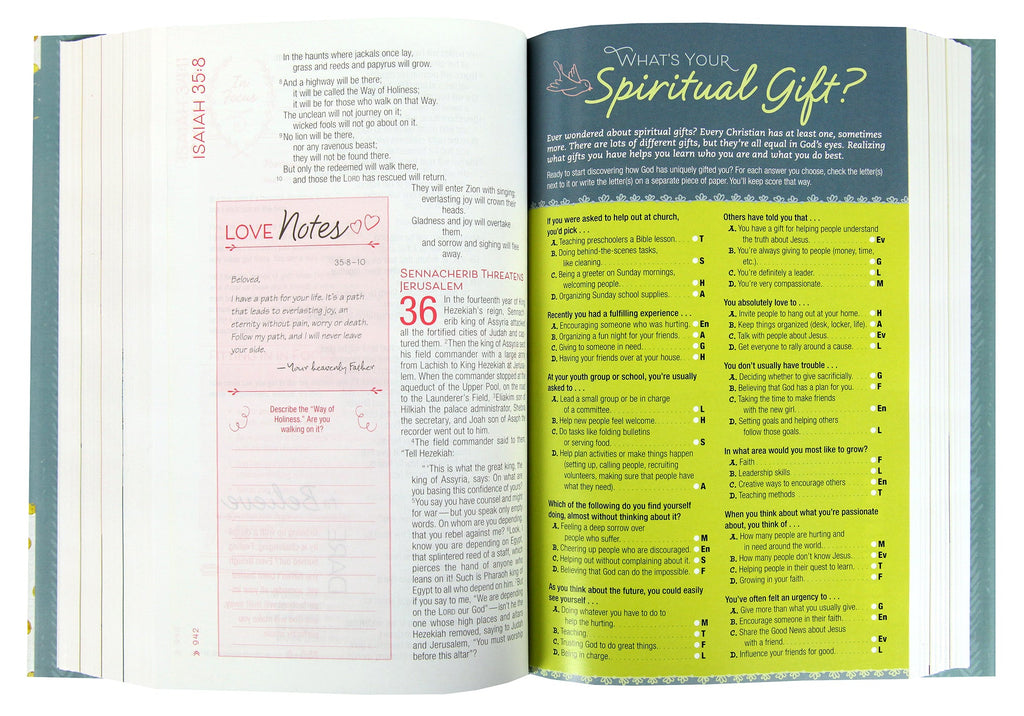 NIV True Images Bible For Teen Girls (Black Letter Edition)