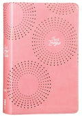 NIV True Images Bible for Teen Girls, a Christian faith guide with inspirational stories and Bible verses in pink black lette