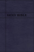 NIV Premium Gift Bible in navy indexed, red letter edition