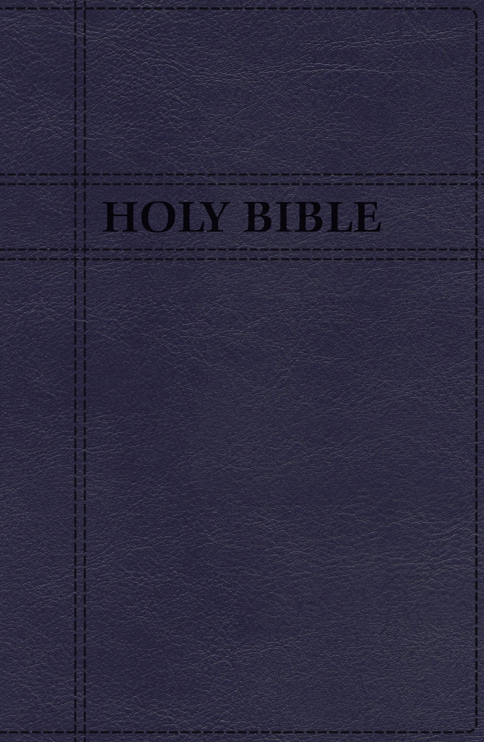 NIV Premium Gift Bible in navy indexed, red letter edition