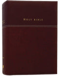 Burgundy NIV Family Bible, Red Letter Edition, a classic keepsake Bible for families.