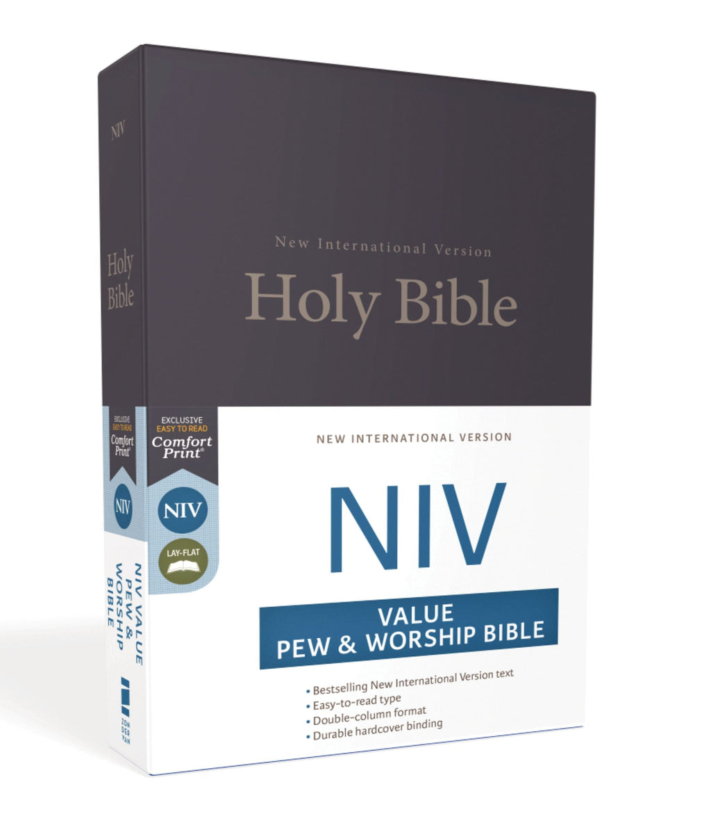 NIV Blue Value Pew and Worship Bible with Black Letter Edition