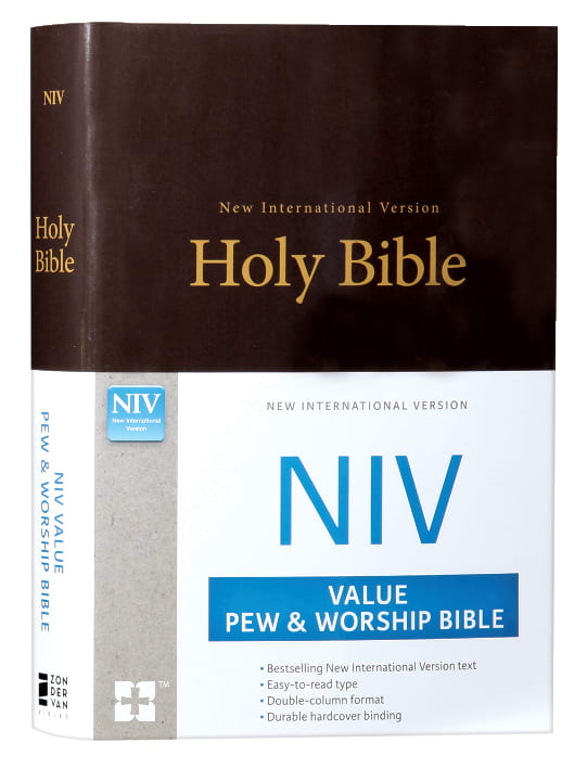 NIV Value Pew and Worship Bible in Black Letter Edition