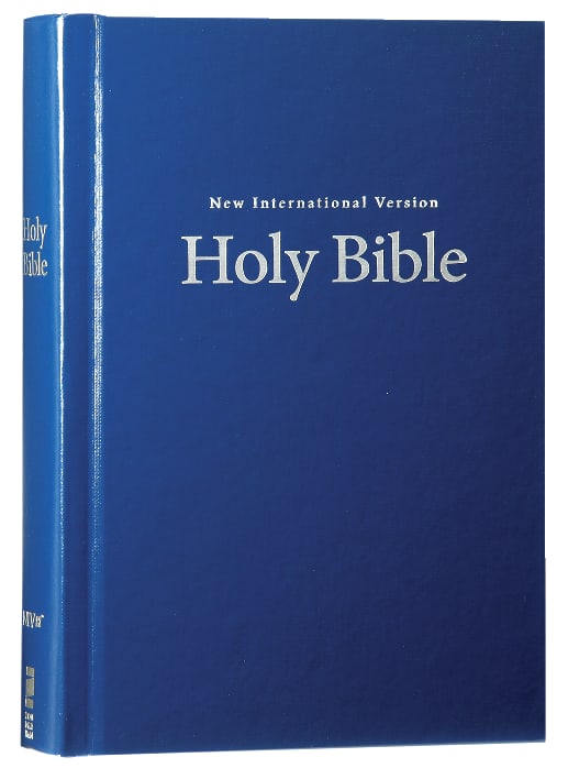 Blue NIV Pew and Worship Bible with Black Letter Edition