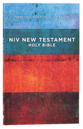 NIV Outreach New Testament with red and blue stripes, black letter edition