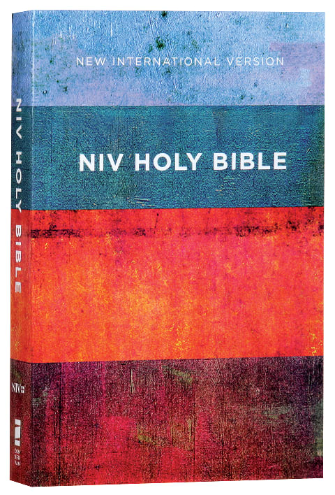 NIV Value Bible with Outreach Features, Black Letter Edition, Red and Blue Stripes