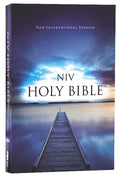Blue Pier Black Letter Edition NIV Value Bible for in-depth study and outreach