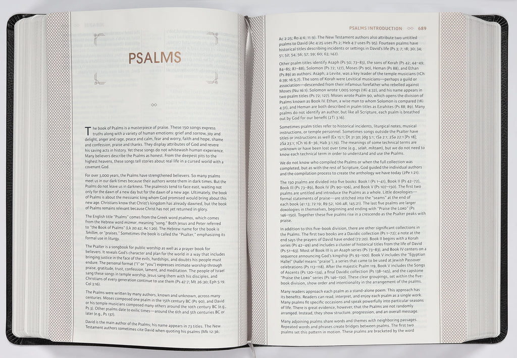 Large Print NIV Study Bible featuring Black Letter Edition for thorough study