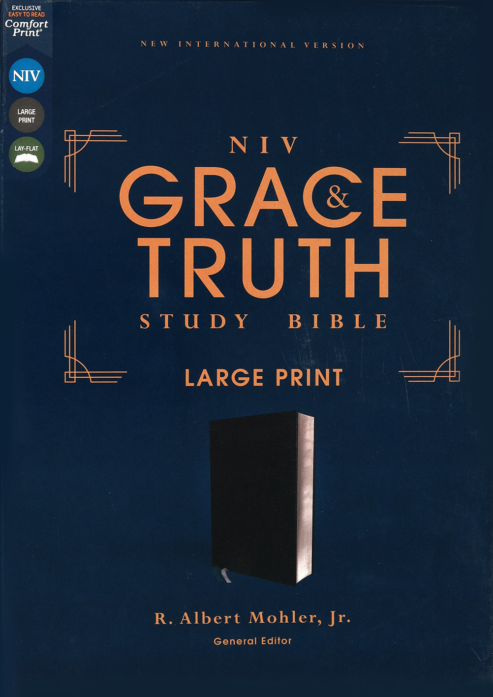 NIV Study Bible Large Print in Black Letter Edition for enhanced understanding