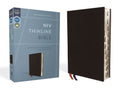 A black indexed red letter NIV Thinline Bible