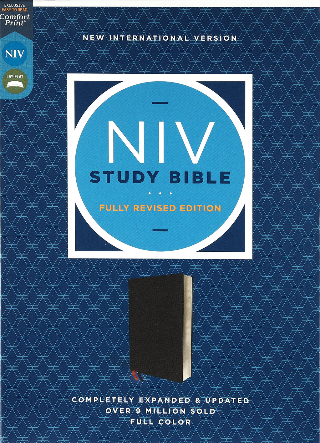 NIV Study Bible in Black Red Letter Edition, Fully Revised 2020.