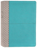 NIV Study Bible, Teal/Gray Red Letter Edition, 2020 Revised Edition