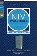 NIV Study Bible Personal Size Navy Blue Red Letter Edition