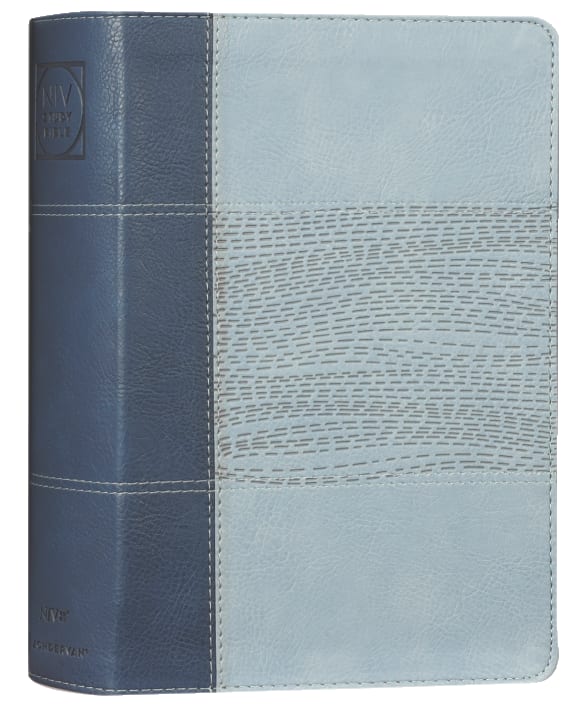NIV Study Bible Personal Size Navy Blue Bible Study Guide