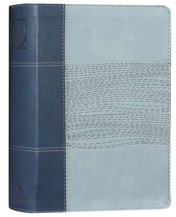 NIV Study Bible Personal Size Navy/Blue Indexed Red Letter Edition