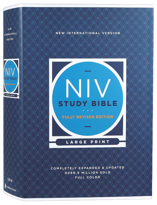 New International Version Bible Large Print NIV Study Bible