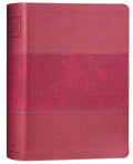 NIV Study Bible Large Print Burgundy Indexed (Red Letter Edition) Fully Revised Edition (2020)