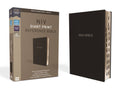 NIV Giant Print Indexed Reference Bible in Black with Red Letter Edition