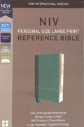 NIV Large Print Blue Reference Bible Red Letter Edition
