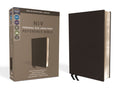 NIV Personal Size Reference Bible Large Print Black in Red Letter Edition