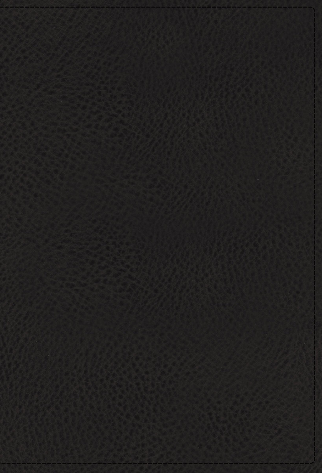 Close-up of NIV Personal Size Reference Bible Large Print Black in Red Letter Edition