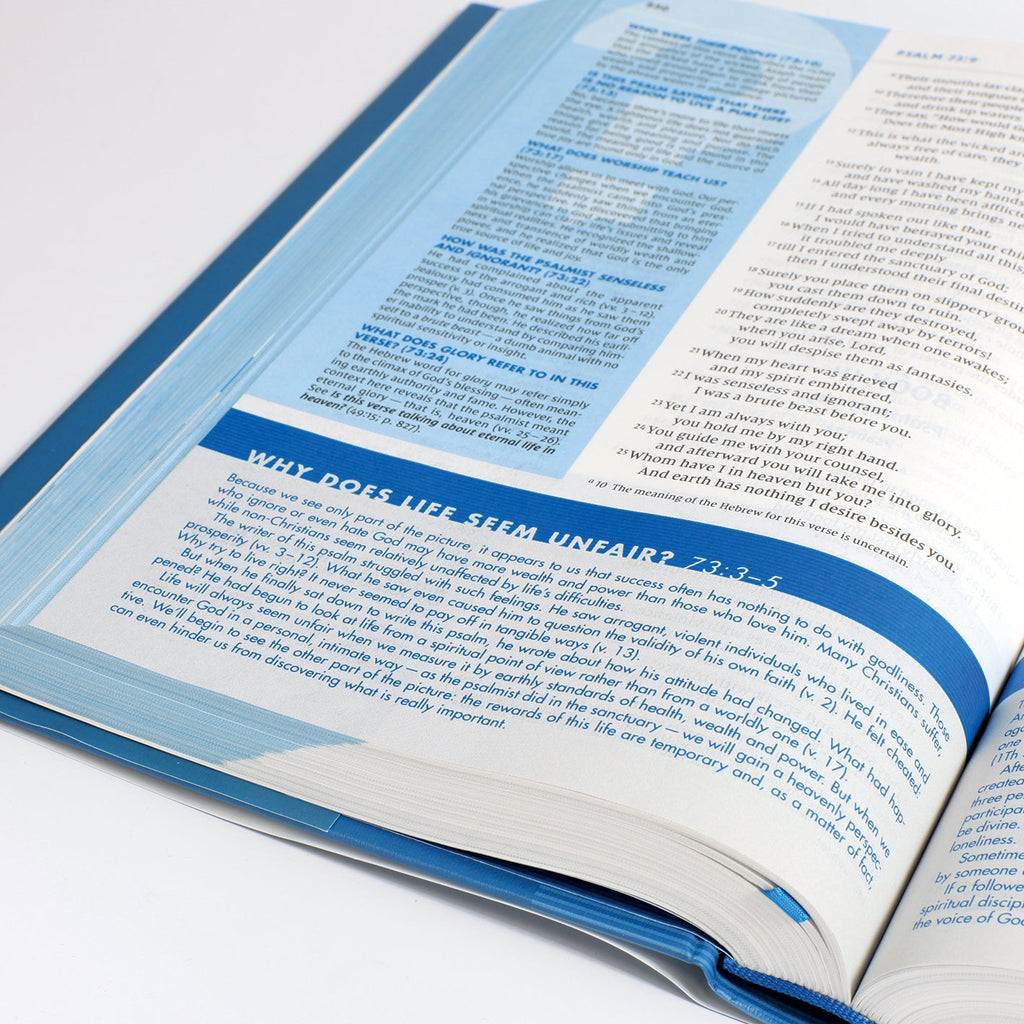 In-depth study and devotion NIV Quest Study Bible, the only Q and A study Bible