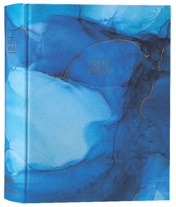 NIV Artisan Collection Bible blue with red letter text