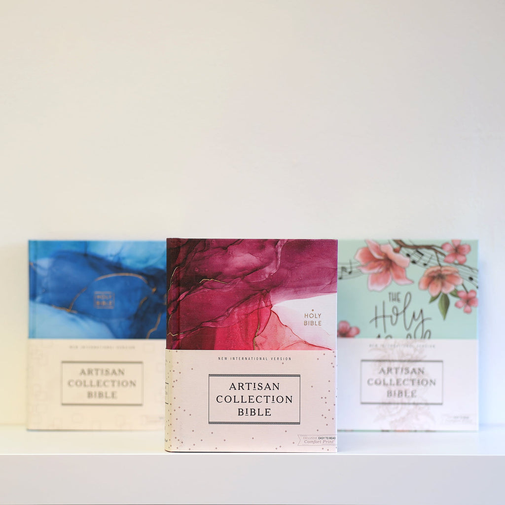 NIV Artisan Collection Bible Pink Red Letter Edition