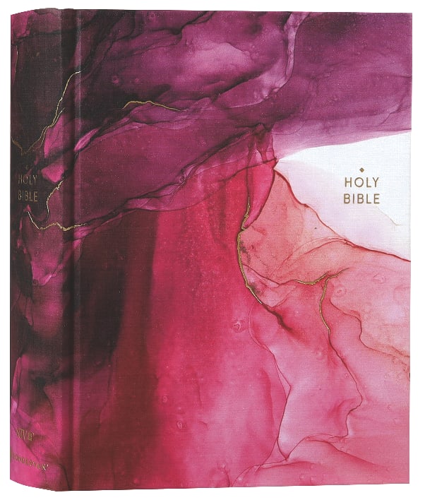 NIV Artisan Collection Bible Pink Red Letter Edition Journaling