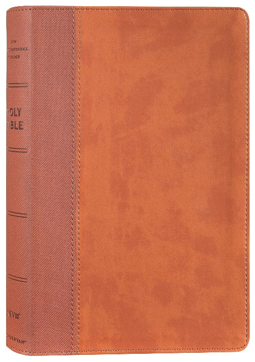 NIV Large Print Personal Size Bible, Red Letter Edition, open pages