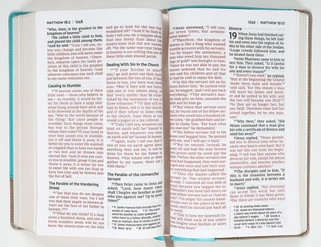 Read and study the NIV Bible, Large Print Personal Size, Red Letter Edition, for a more immersive experience