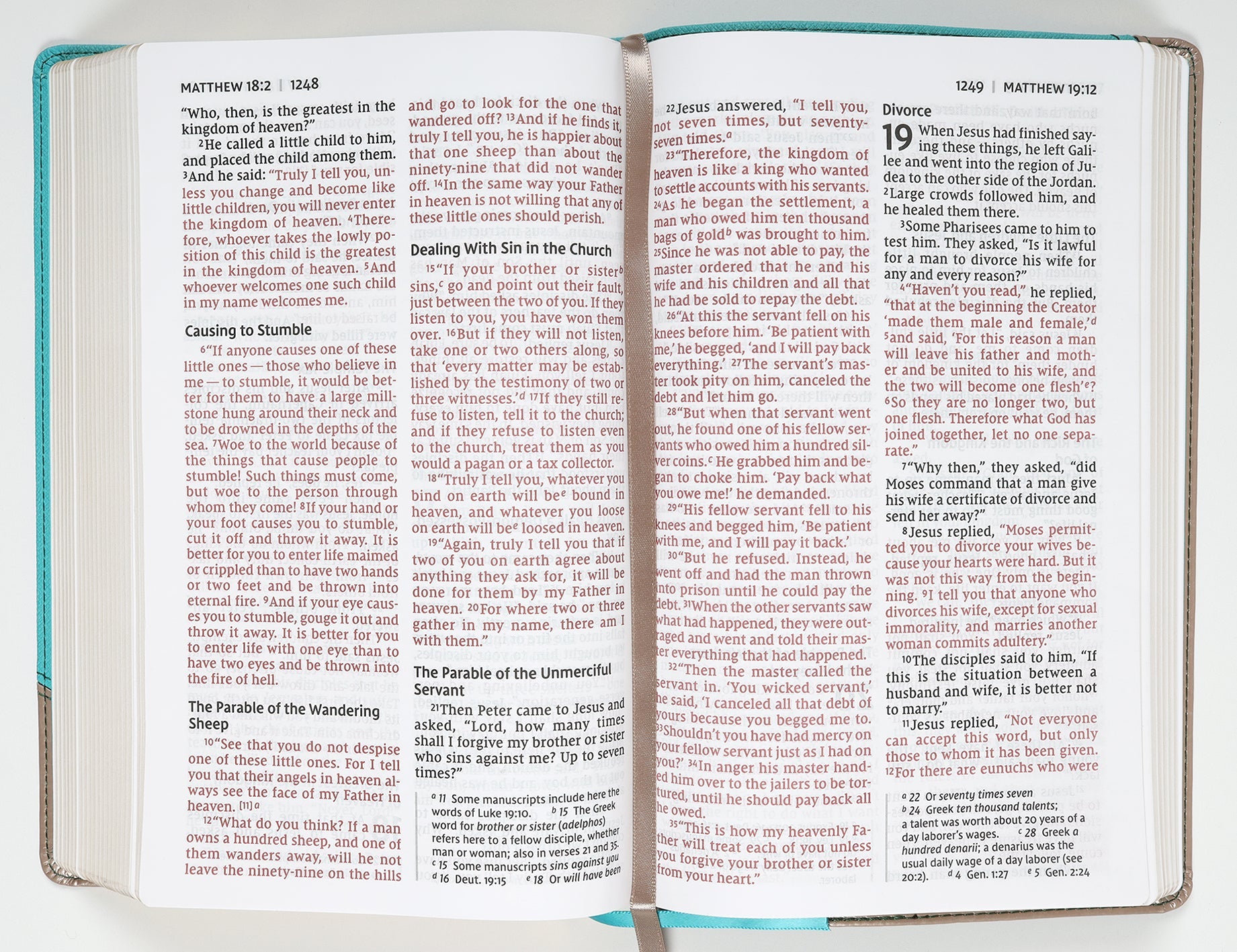 Read and study the NIV Bible, Large Print Personal Size, Red Letter Edition, for a more immersive experience