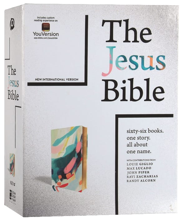 High-Quality NIV the Jesus Bible, Multi-Color Teal Cover, New International Version
