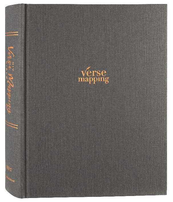 NIV Verse Mapping Bible, Gray Cloth Over Board Hardbound Journal Edition (ISBN: 9780310454595)