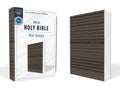Gray LeatherSoft NIV Holy Bible for Boys, a trusted children's Bible