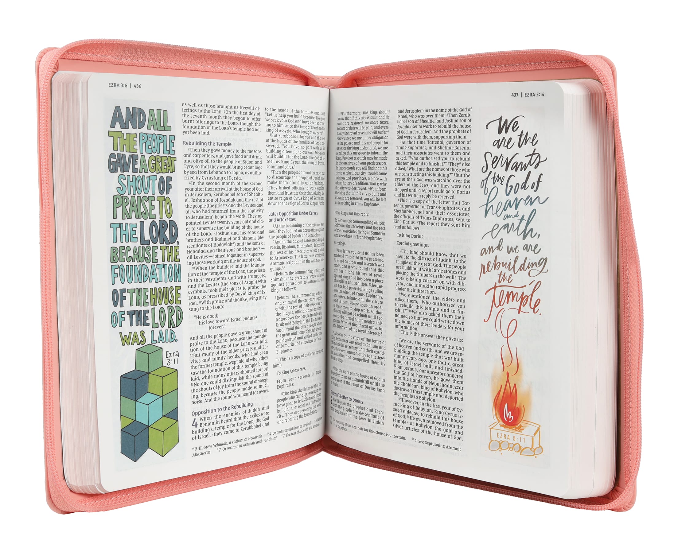 NIV Beautiful Word Bible for Girls in pink zippered case with red letter edition, a valuable resource for girls and young wom