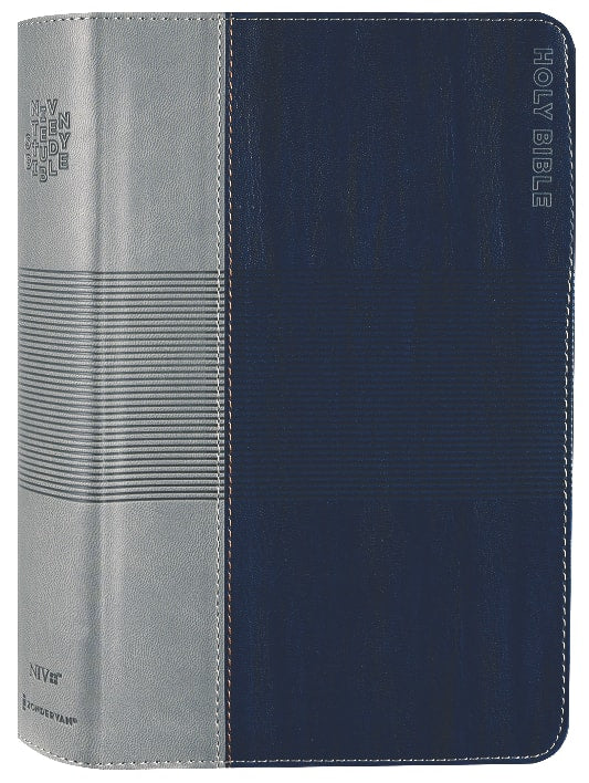 Blue Comfort Print NIV Teen Study Bible for Teenagers