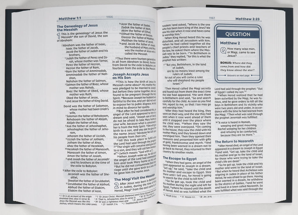NIV Teen Study Bible Navy Comfort Print