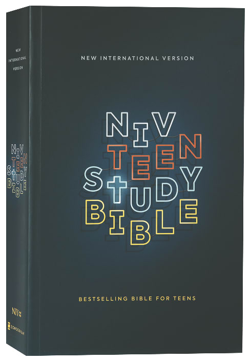 NIV Teen Study Bible in Comfort Print edition, a Bible for teenagers with study notes and easy-to-read text
