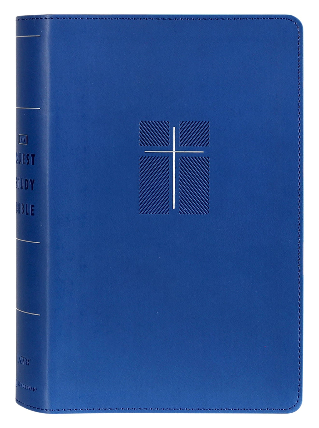 NIV Quest Study Bible Personal Size Blue Thumb Indexed Bible