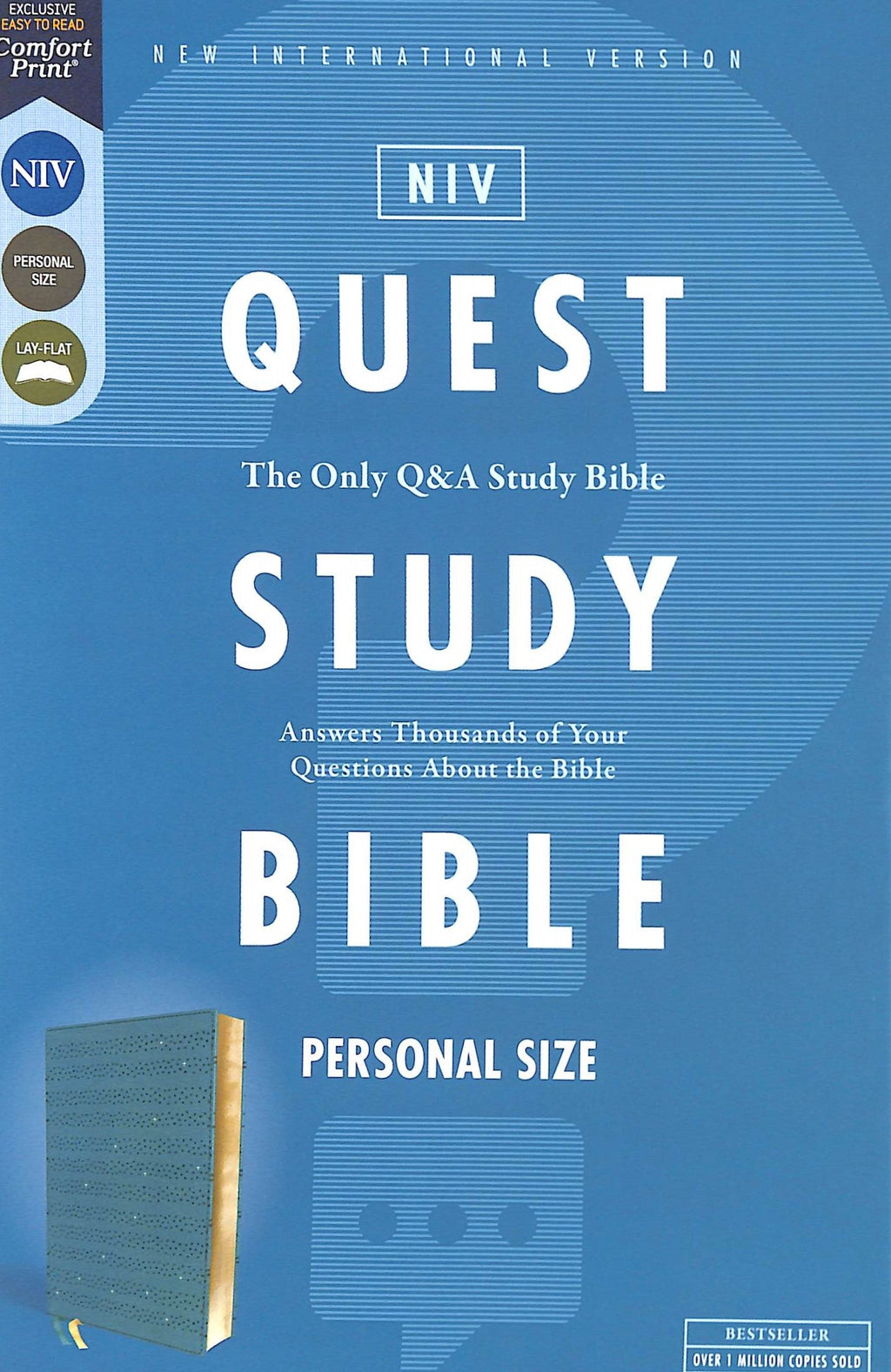 NIV Quest Study Bible Personal Size Teal Bible for personal study