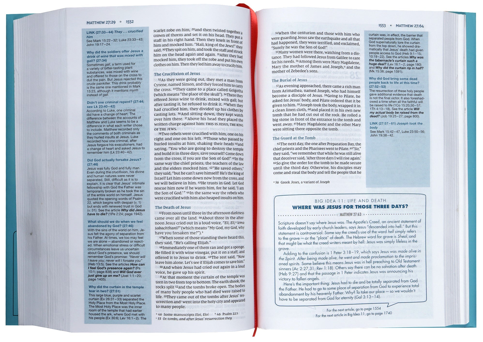 NIV Quest Study Bible for Teens, coral binding, ideal for teen Bible readers and students.