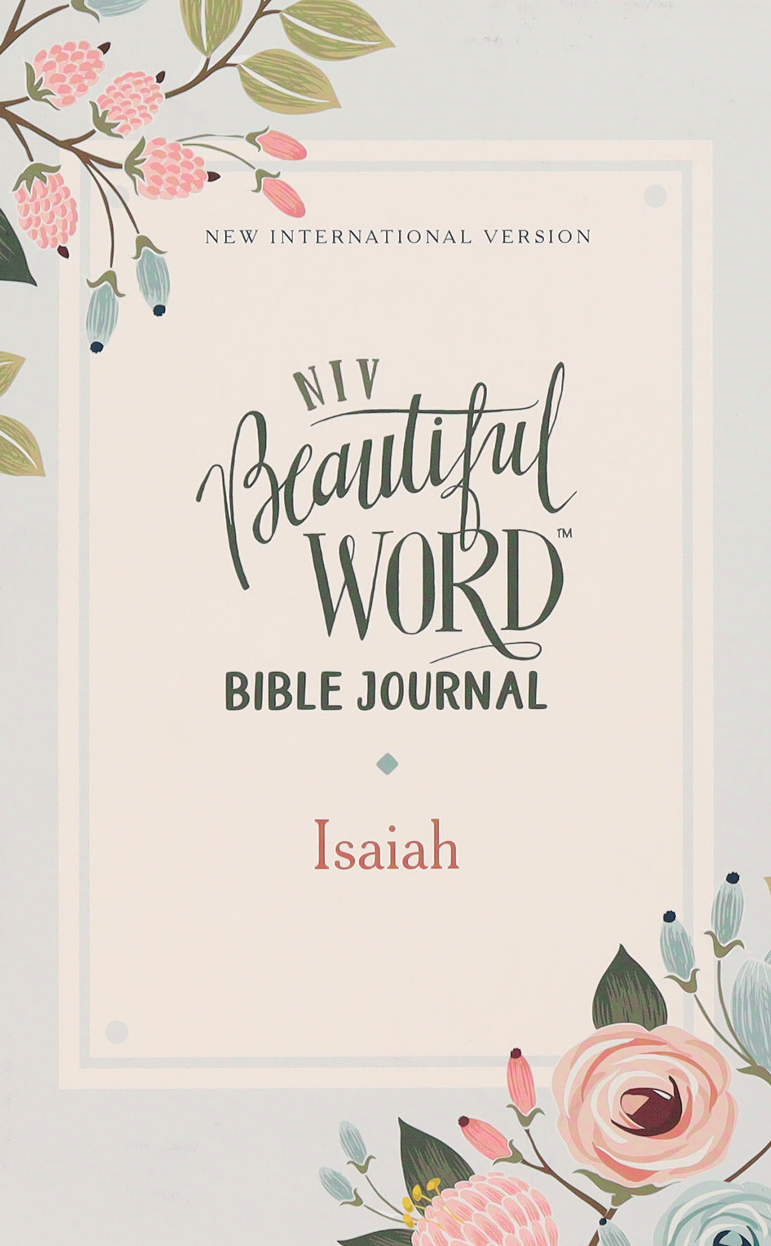 NIV Bible journaling featuring quotes from the book of Isaiah