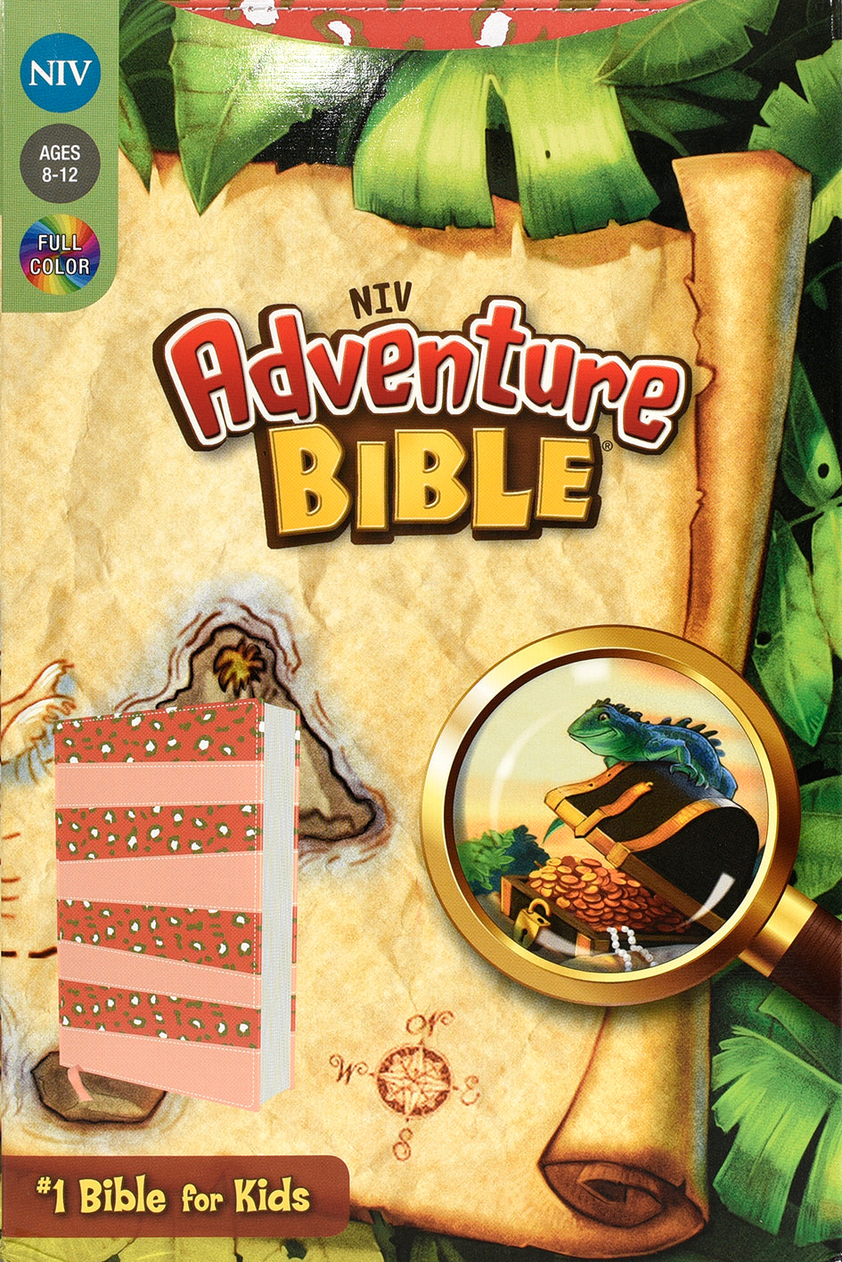 NIV Adventure Bible Coral (Black Letter Edition)